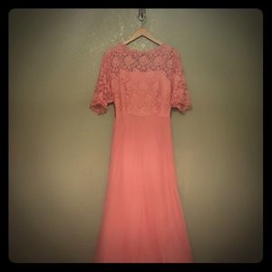 Beautiful pink vintage lace dress